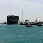 استئناف الملاحة في قناة السويس بعد تعويم السفينة العالقة