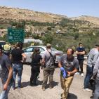 اصابات في حادث سير بين سيارة فلسطينية وأخرى للمستوطنين غرب رام الله