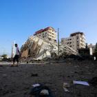 بالصور.. طائرات الاحتلال تشن أعنف سلسلة غارات على مدينة غزة 