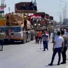 شاهد: معدات وأطقم هندسية مصرية تدخل غزة لإزالة الأنقاض