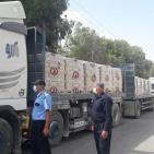 بالصور: الاحتلال يسمح بإدخال أصناف جديدة لقطاع غزة