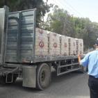 بالصور: الاحتلال يسمح بإدخال أصناف جديدة لقطاع غزة