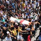 شاهد: تشييع جثمان الشهيد أحمد صالح شمال قطاع غزة