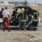 بالصور: الدفاع المدني ينفذ مناورة في بيت لحم