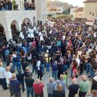 صور: تظاهرة احتجاجية في دير حنا ضد العنف وجرائم القتل بالداخل