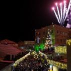 إضاءة شجرة الميلاد في القدس
