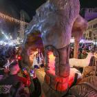 بالفيديو والصور: انطلاق قافلة الميلاد في رام الله