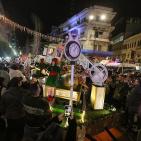 بالفيديو والصور: انطلاق قافلة الميلاد في رام الله