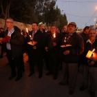 صور: انطلاق مسيرة الشموع السنوية في بيت ساحور