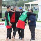 بالصور: منتخب فلسطين للكرة الشاطئية يبلغ الدور الثاني من بطولة غرب آسيا