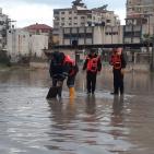 صور: أضرار مادية بالمنازل والممتلكات في غزة بسبب الأمطار