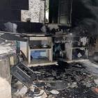 وفاة مسن وإصابة ثلاثة من أسرته في حريق منزلهم جنوب نابلس