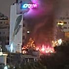 الدفاع المدني يخمد حريق مطعم في رام الله التحتا