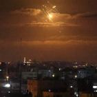 شاهد: قصف إسرائيلي على غزة والمقاومة ترد بإطلاق النار