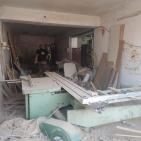انفجار داخل منجرة في بيتونيا غرب رام الله
