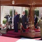 بالصور: تفاصيل اجتماع الرئيس عباس مع العاهل الأردني 