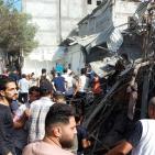 بالصور: شهيدان وجرحى باستهداف منزل شمال قطاع غزة
