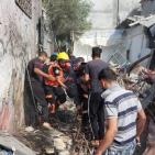 بالصور: شهيدان وجرحى باستهداف منزل شمال قطاع غزة