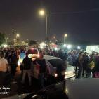 بالصور: العمال في الداخل ينظمون وقفات احتجاجية على الحواجز العسكرية
