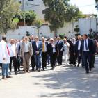 وضع حجر الأساس لقسم الكلى في مشفى درويش نزال الحكومي بقلقيلية