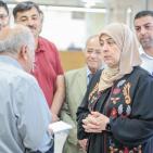 الدكتورة غنام تزور فرع رام الله بشركة كهرباء محافظة القدس