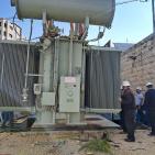 شركة كهرباء القدس تنجح في تكبير محول 