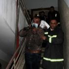 بالفيديو:21 وفاة جراء حريق ضخم داخل عمارة سكنية شمال غزة