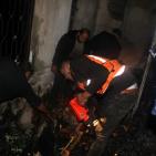 بالفيديو:21 وفاة جراء حريق ضخم داخل عمارة سكنية شمال غزة