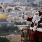 بالصور: أنوار الميلاد تضيء القدس العتيقة