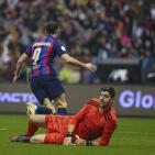 برشلونة يتوج بطلا للسوبر بعد فوزه على ريال مدريد بثلاثية