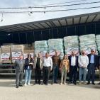 ارسال شحنة مساعدات طبية وعينية فلسطينية ثانية لضحايا زلزال سوريا