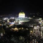 شاهد: 280 ألف مصلٍ يحيون ليلة القدر في المسجد الأقصى
