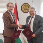 عقب توقيع اتفاقية تعاون بحثي: جامعة القدس و GIZ تفتتحان مختبر الهندسة الصناعية في الدراسات الثنائية