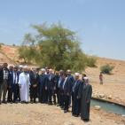 بالصور: الهباش يتفقد مدينة أريحا وقرى ومخيمات الأغوار الجنوبية