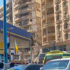 شاهد: انهيار عمارة سكنية من 13 طابقا في مدينة الإسكندرية
