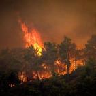 اليونان تجلي عشرات الآلاف من جزيرة رودس بسبب الحرائق