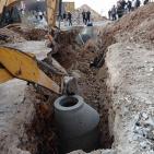شاهد: مصرع عاملين بانهيار ترابي في نابلس