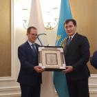 كازاخستان: السفير أبو زيد يلقي كلمة في حفل تكريم نائبي وزير الخارجية