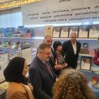 سفير المغرب يزور جناح ميثاق في معرض فلسطين الدولي للكتاب