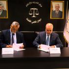 توقيع اتفاقية تعاون بين ديوان قاضي القضاة وجامعة القدس المفتوحة