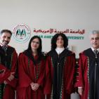 مناقشة الأطروحات الثلاث الأولى في برنامج الدكتوراه في التمريض في الجامعة العربية الأمريكية
