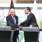 المالكي يُطلع الرئيس القبرصي ووزير الخارجية على مجمل التطورات الفلسطينية