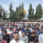 125 ألفا أدوا صلاة الجمعة الثالثة من رمضان في المسجد الأقصى
