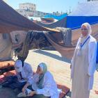 اللجنة الطبية للجنة الشعبية بالبريج تنفذ مسحا طبيا لمراكز ايواء نازحين