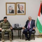 الشيخ يستقبل قائد قوات الأمن الوطني الفلسطيني 