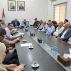 برهم وأبو حمدة يضعان حجر الأساس لمدرسة جديدة ويتفقدان مبنى الكلية التقنية الحكومية في قلقيلية