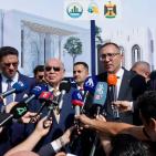 الرويضي ونائب رئيس الوزراء العراقي يبحثان آخر المستجدات ويضعان حجر الأساس لبيت إقامة السفير الفلسطيني