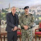 قائد قوات الأمن الوطني يستقبل محافظ طوباس