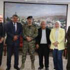 قائد قوات الأمن الوطني يستقبل محافظ طوباس