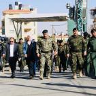 صور| قائد الأمن الوطني يزور قيادة منطقة رام الله والبيرة ويتفقد المشروع الإنشائي الجديد